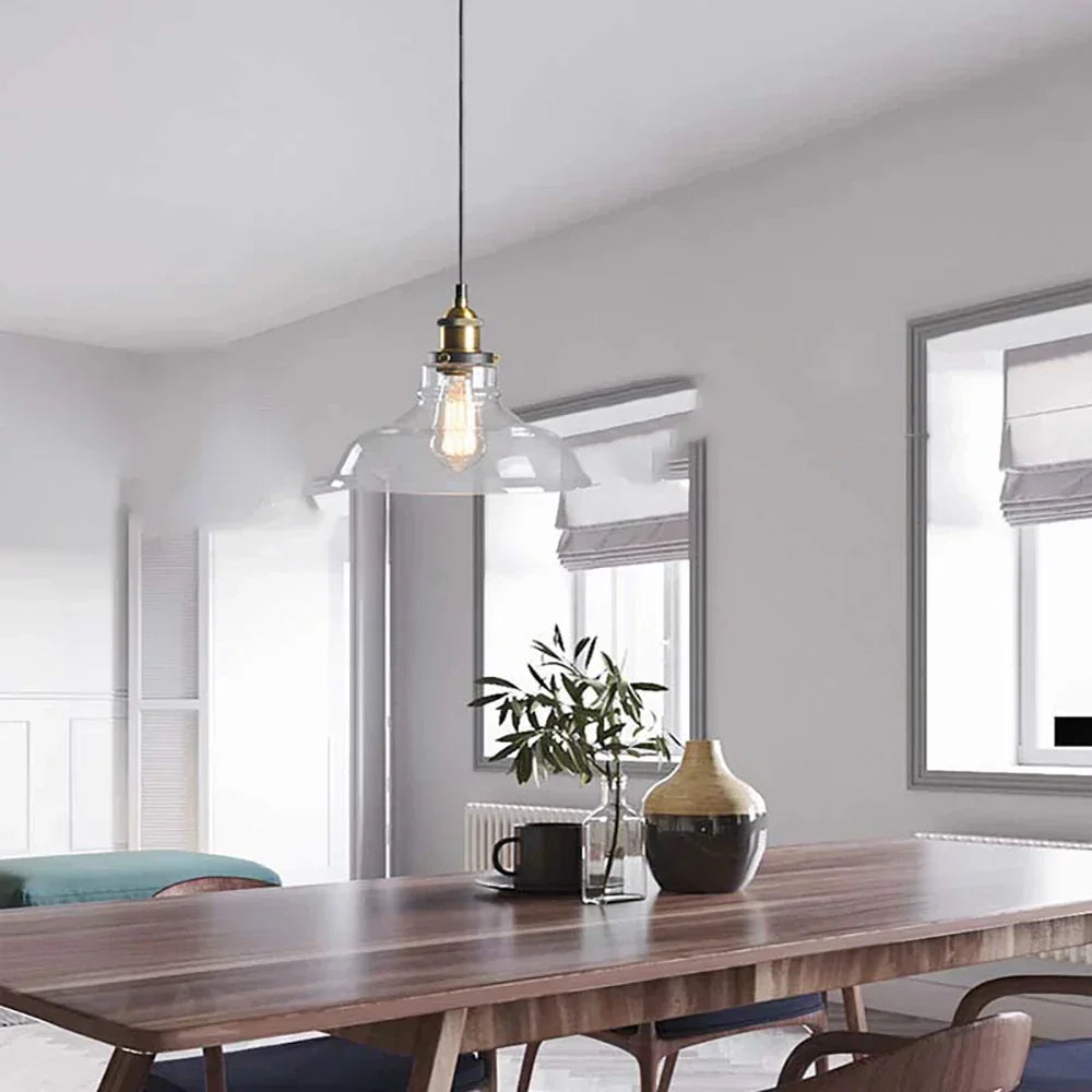 NovaGlass Vintage Pendant Light For Home Interiors And Living Spaces