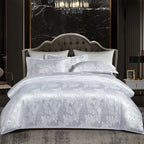 LunaCrest Duvet Cover In Jacquard Fabric For Bedrooms