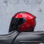 Lightweight 3/4 Motorcycle Helmet with Dual Visor