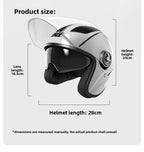 Modułowy kask motocyklowy z podnoszoną szczęką i podwójnymi wizjerami, certyfikowany DOT i ECE