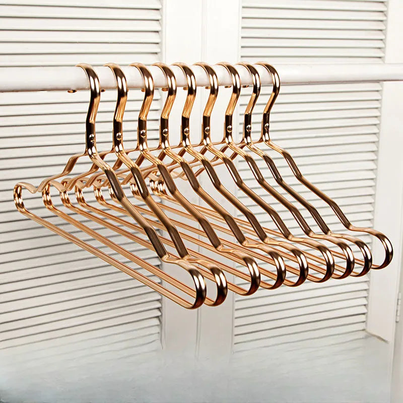 Cintres en laiton Marcel pour armoire, ensemble premium de cintres durables pour la garde-robe quotidienne
