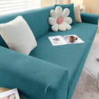 Elastic Sofa Slipcover Anti Slip Backing Washable Fits 1 To 3 Seat Couches