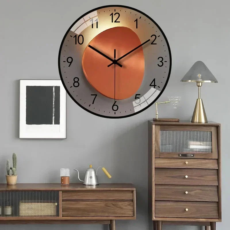 Avelon Silent Wall Clock In Classic Style For Bedroom And Office