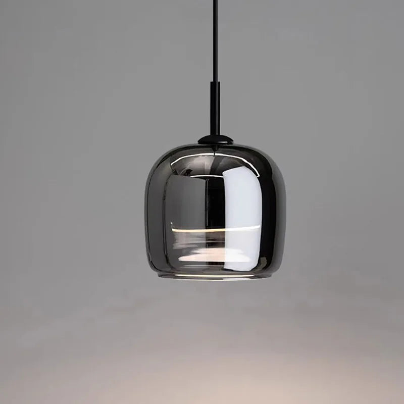 Nordisk glas LED pendel til moderne lysekroner