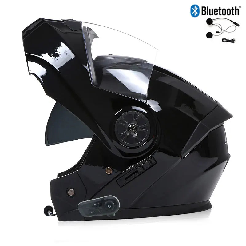 Modular Motorcycle Helmet with Bluetooth Integration
