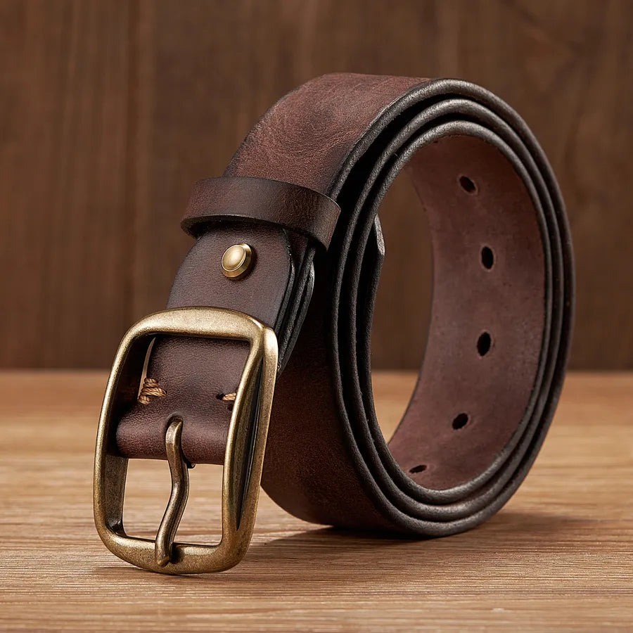 Ceinture en cuir Marcelli pour un usage quotidien avec un style intemporel