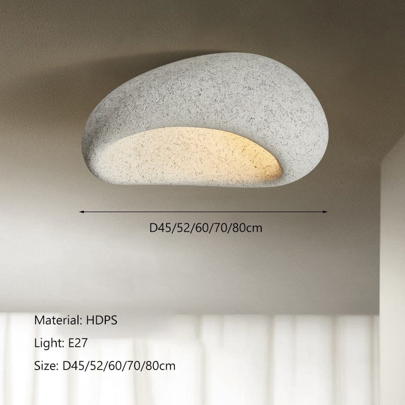 Lampa sufitowa Tenzai Wabi-Sabi odpowiednia do minimalistycznych wnętrz