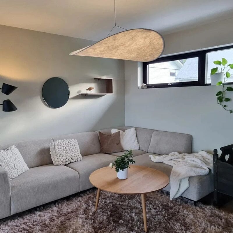 Nordic Glow Lyra Premium LED lustr s hedvábnými listy