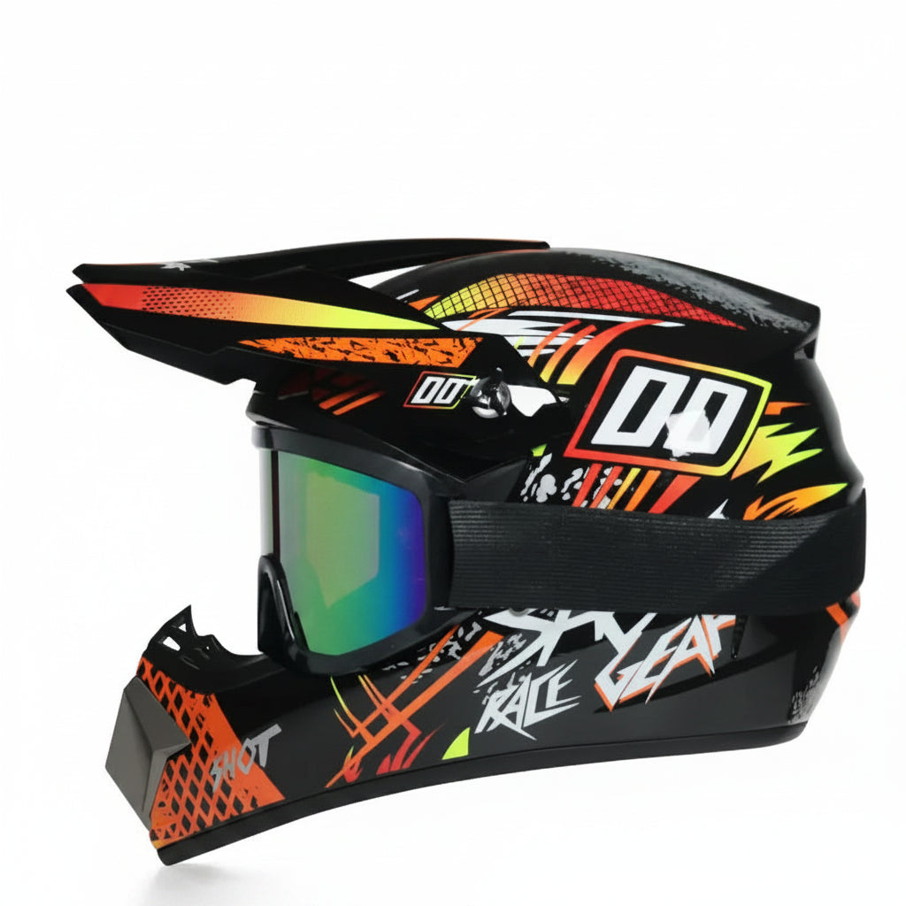 Lightweight Off-Road Helmet for Dirt Bike Adventures