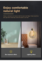 Aurelia Pendelleuchte mit LED-Kristall in Gold für Wohnbereiche