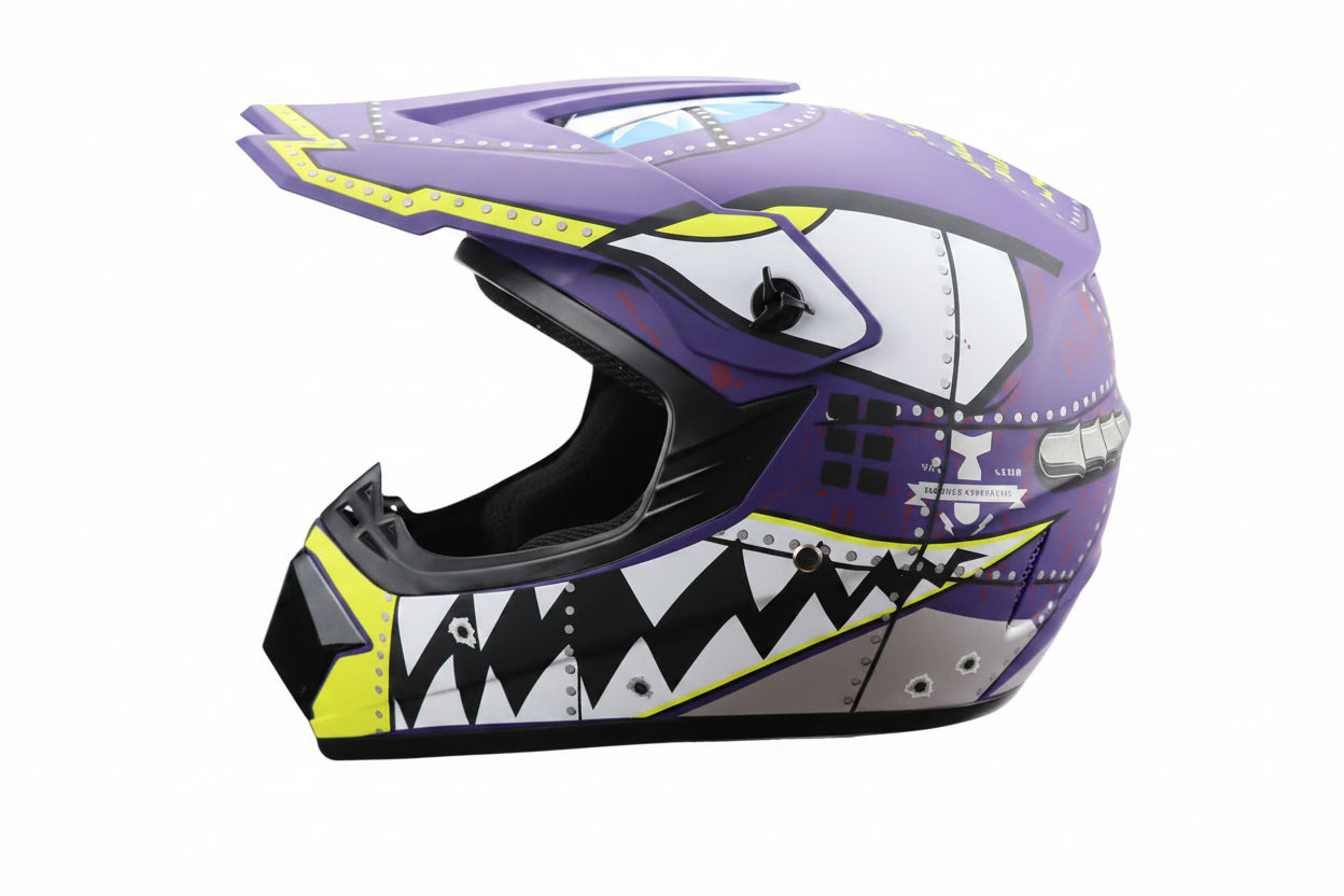 Full-Face Motocross Helmet with DOT & ECE Certification