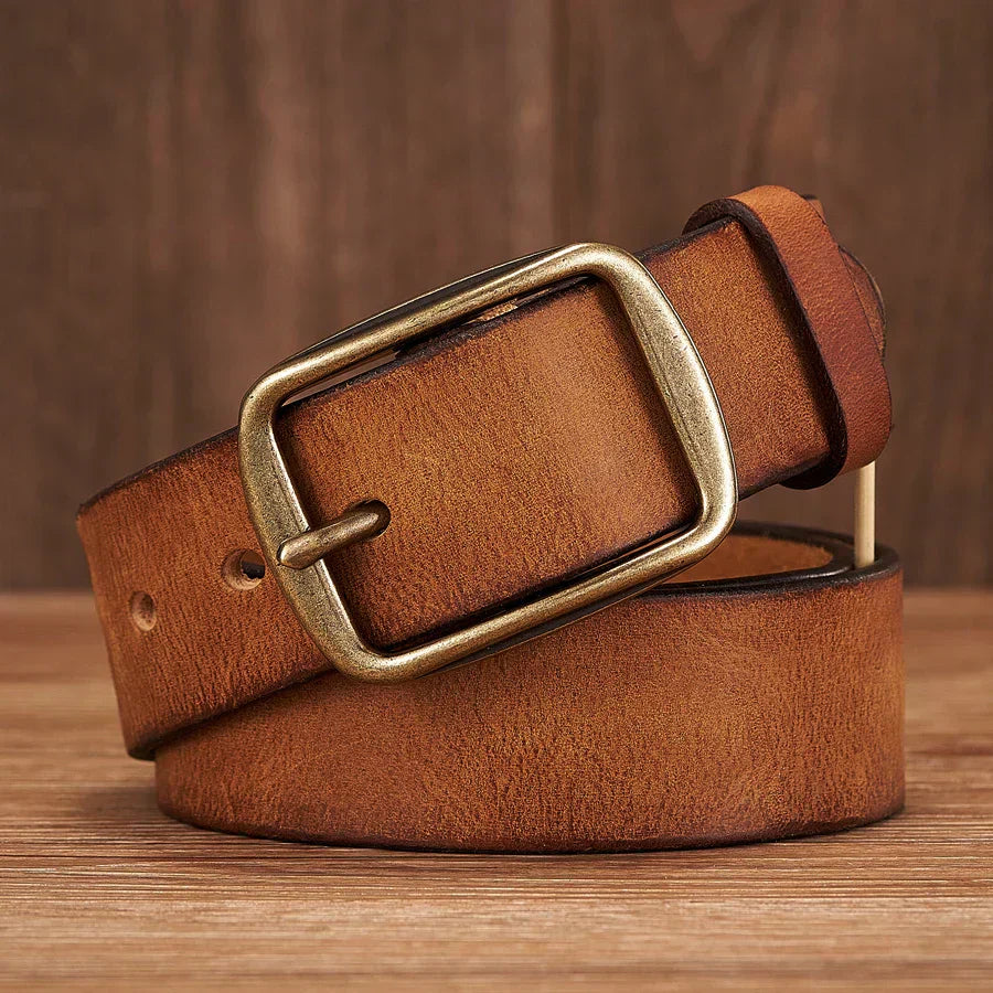 Ceinture en cuir Marcelli pour un usage quotidien avec un style intemporel
