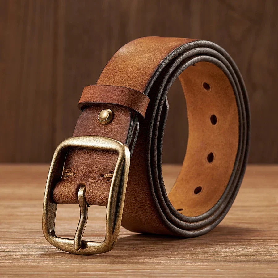 Ceinture en cuir Marcelli pour un usage quotidien avec un style intemporel
