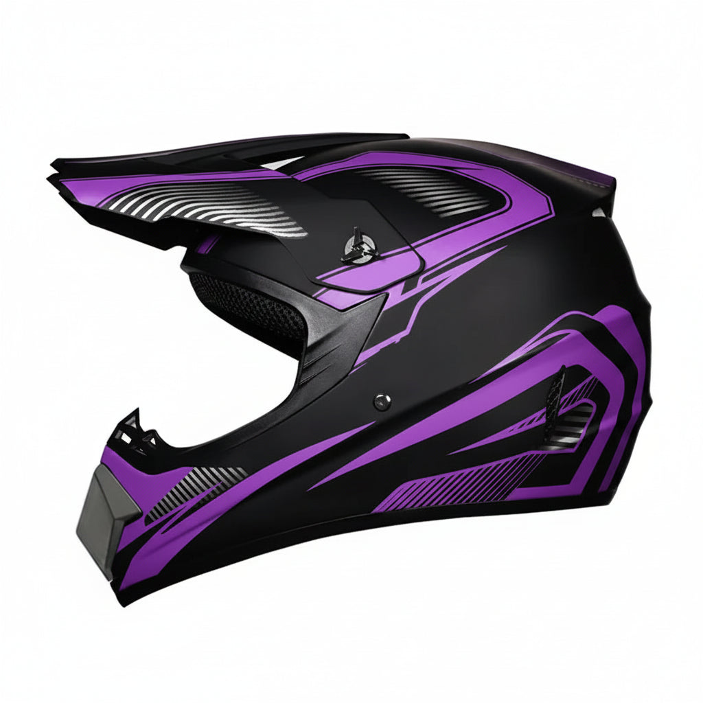 DOT-Certified Youth Motocross Helmet with Goggles