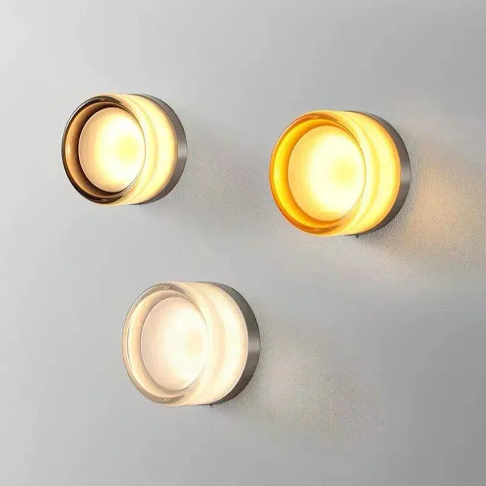 NovaLume Glass Wall Sconce Lamp By Lumenari Studio