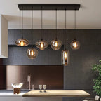 Liora Pendant Chandelier With Glass Accent For Contemporary Interiors