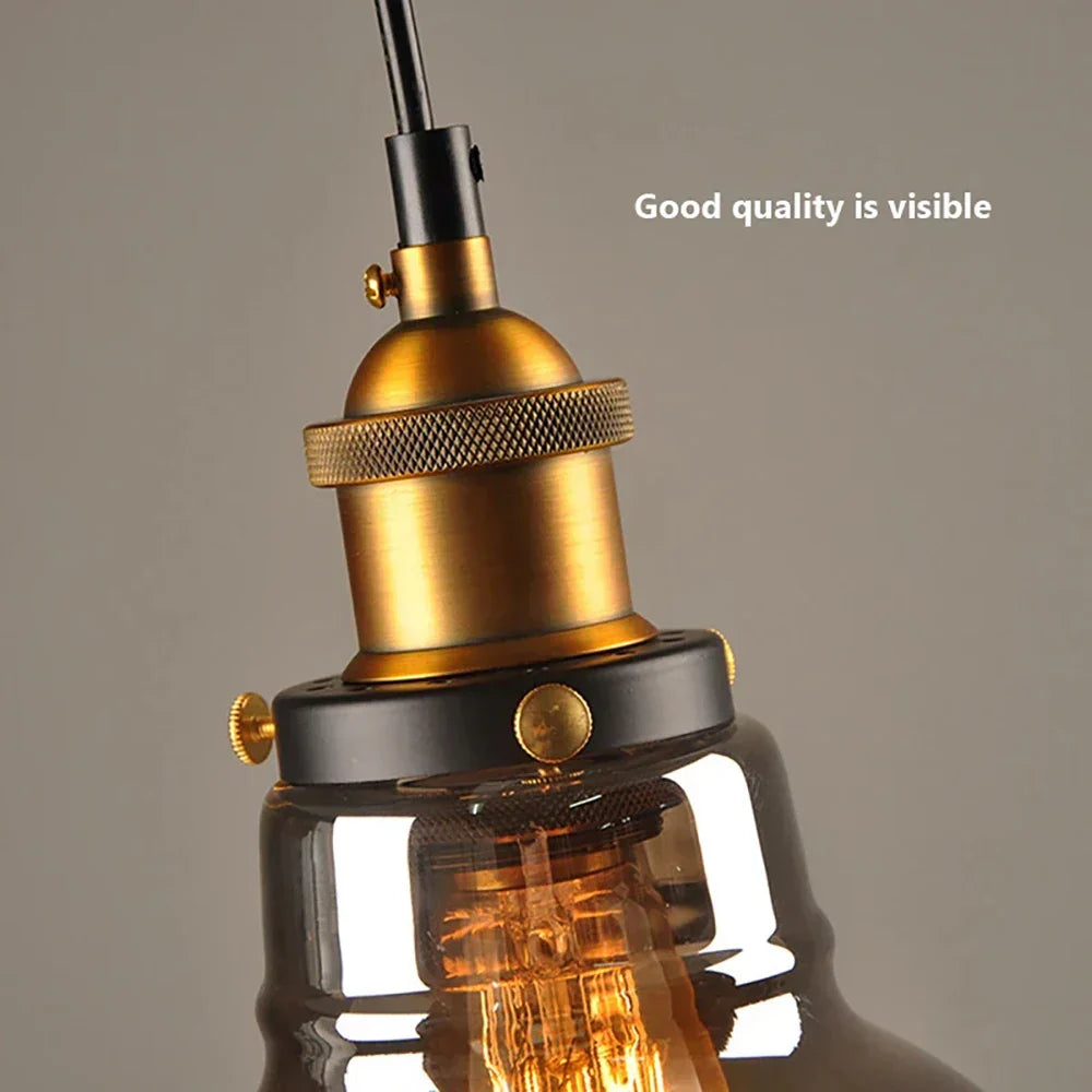 NovaGlass Vintage Pendant Light For Home Interiors And Living Spaces