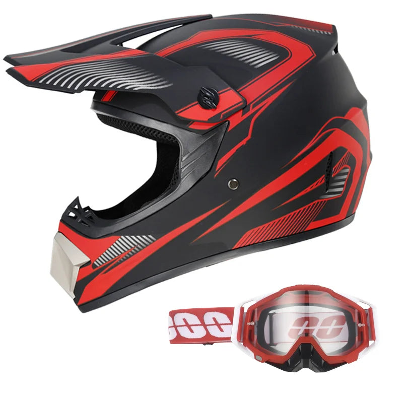 Kids Motocross Helmet with Goggles