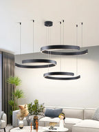 AerisGlow Modern Round LED Ceiling Chandelier For Living Room