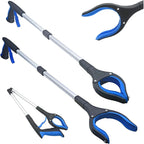 Slim Reacher Grabber With 360 Degree Jaw Rotation And Magnet For Litter Cleanup