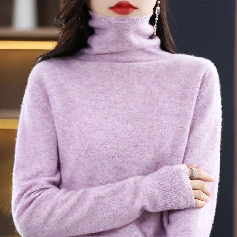 Orenda Women's Merino Wool Cozy Pullover Sweater, 100 Percent Wool
