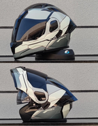 Flip Front Full Face Motorcycle Helmet With Two-Lens Shield DOT Approved