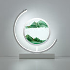 TerraGlow Sand Lamp Creates Tranquil Ambient Light Sculpture