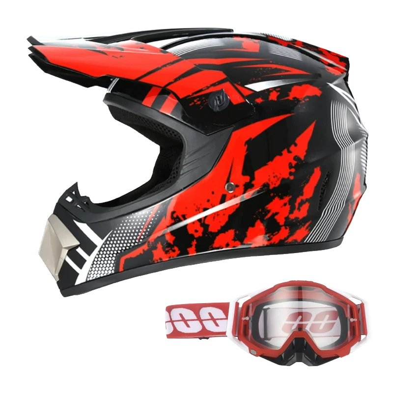 Kids Motocross Helmet with Goggles