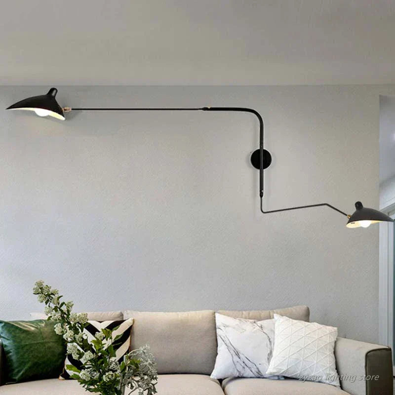 LumiArc Duo Two-Arm Modern Wall Sconce Fixture Accent