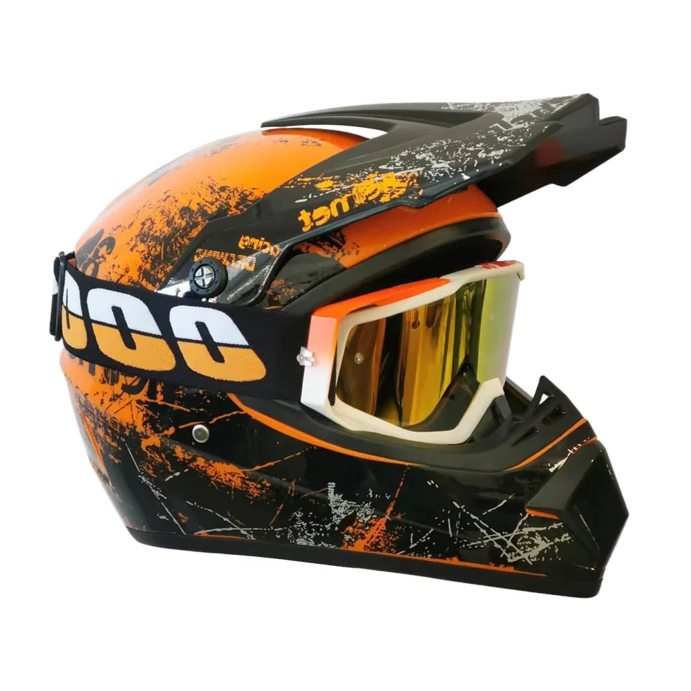 Kids Motocross Helmet with Goggles