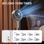 Cordless Oscillating Air Circulation Fan With Remote And Timer For Home Office