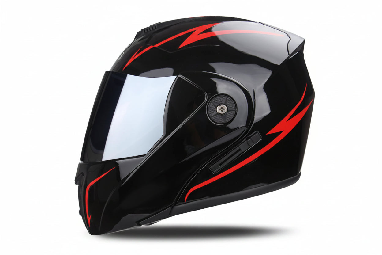 DOT Certified Dual-Visor Modular Motorcycle Helmet