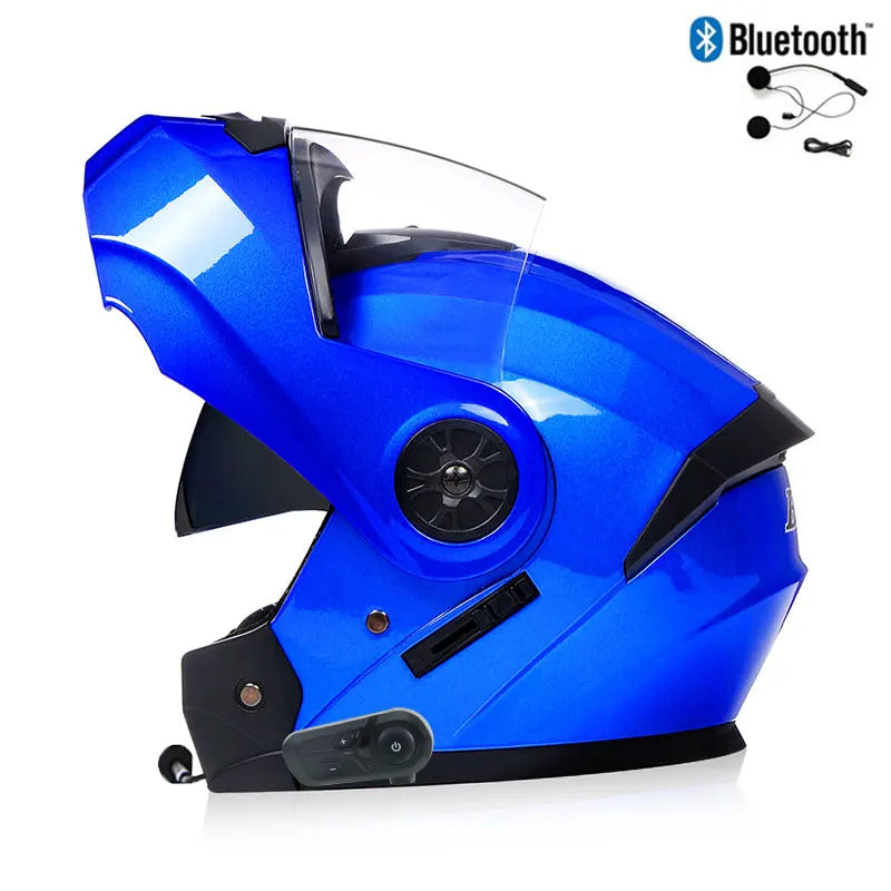 Modular Motorcycle Helmet with Bluetooth Integration