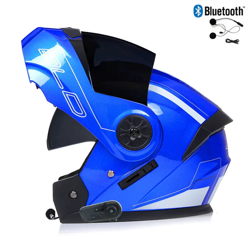 Modular Motorcycle Helmet with Bluetooth Integration