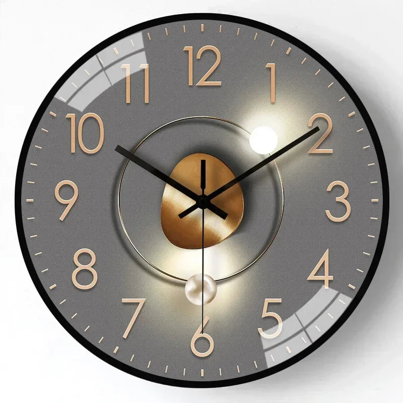 Avelon Silent Wall Clock In Classic Style For Bedroom And Office