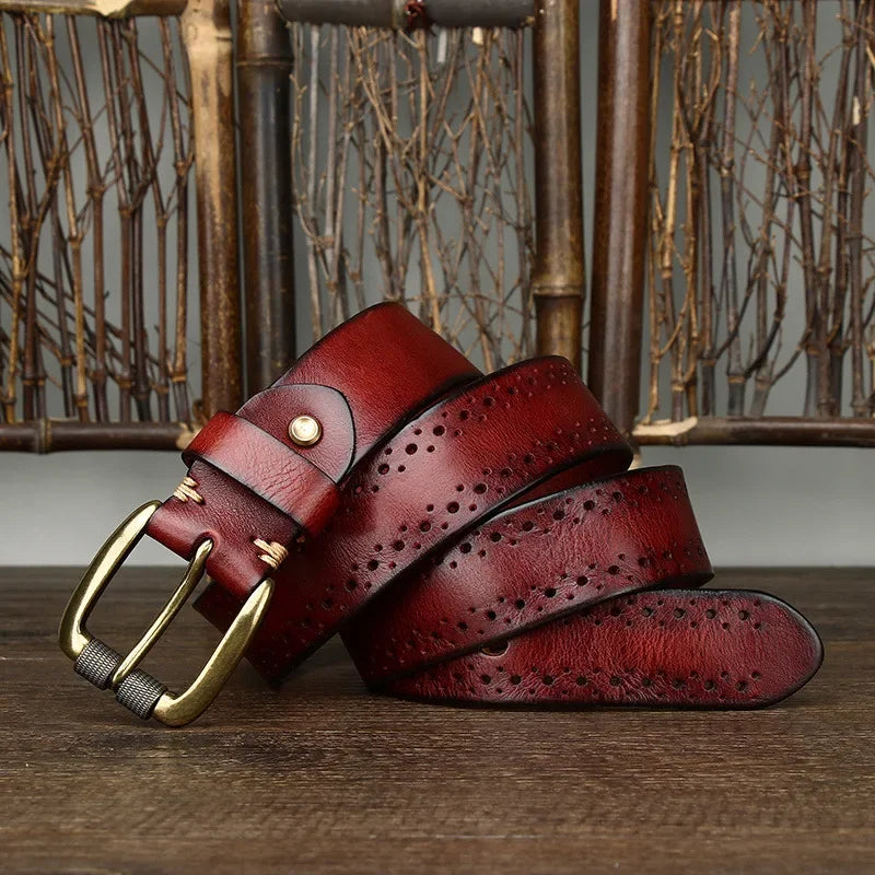 Hawthorne Edition Belt In Genuine Cowhide Classic Quality