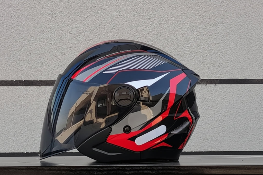 Versatile Half-Helmet with Dual-Lens System