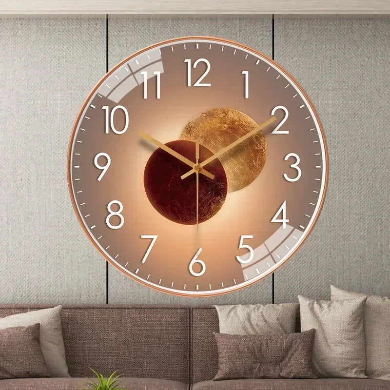Avelon Silent Wall Clock In Classic Style For Bedroom And Office