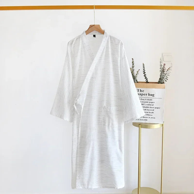 Nadirloft Baumwoll-Kimono-Nachthemd für Herren, Ausgabe 2024