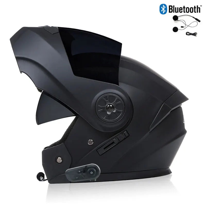 Modular Motorcycle Helmet with Bluetooth Integration