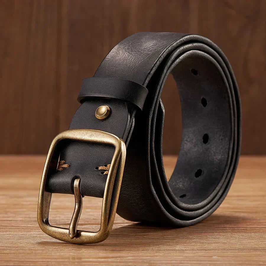 Ceinture en cuir Marcelli pour un usage quotidien avec un style intemporel