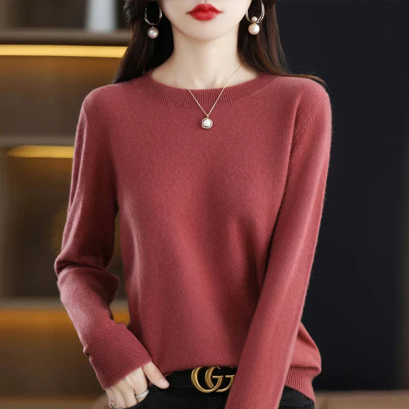 Aurelia Women's Merino Wool Sweater For Fall And Winter