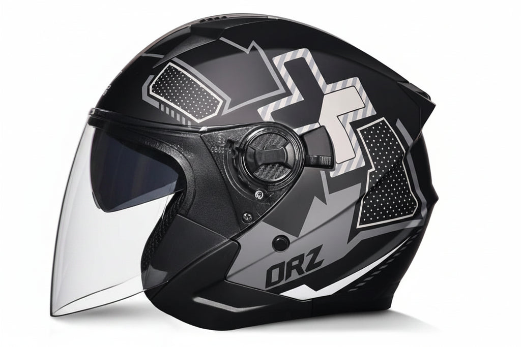 Versatile Half-Helmet with Dual-Lens System