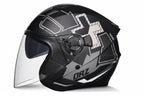 Versatile Half-Helmet with Dual-Lens System
