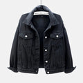 Veste en jean à boutons Harborline Everyday pour femmes