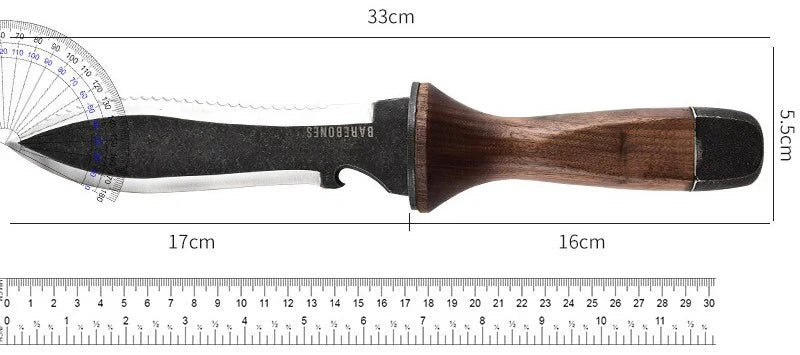 Gartenmesser von GreenForge mit rostfreier Klinge und Scheide