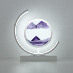 TerraGlow Sand Lamp Creates Tranquil Ambient Light Sculpture