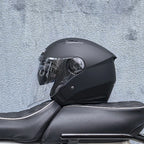 Lightweight 3/4 Motorcycle Helmet with Dual Visor