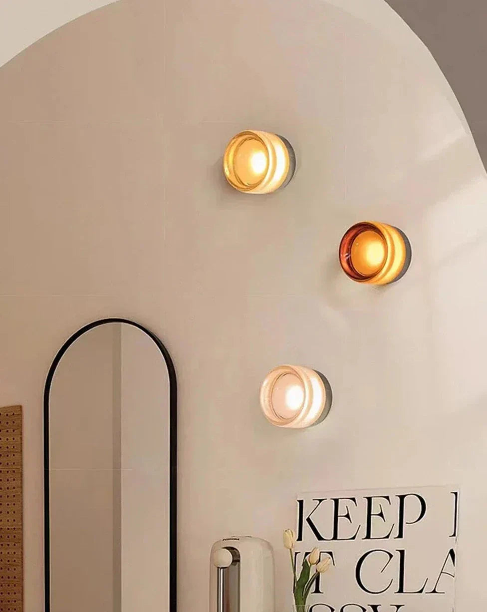 Lampu Dinding Kaca NovaLume oleh Lumenari Studio