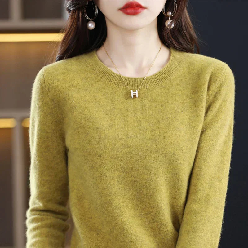 LyraSoar Wool And Cashmere Knit Sweater Winter Wear